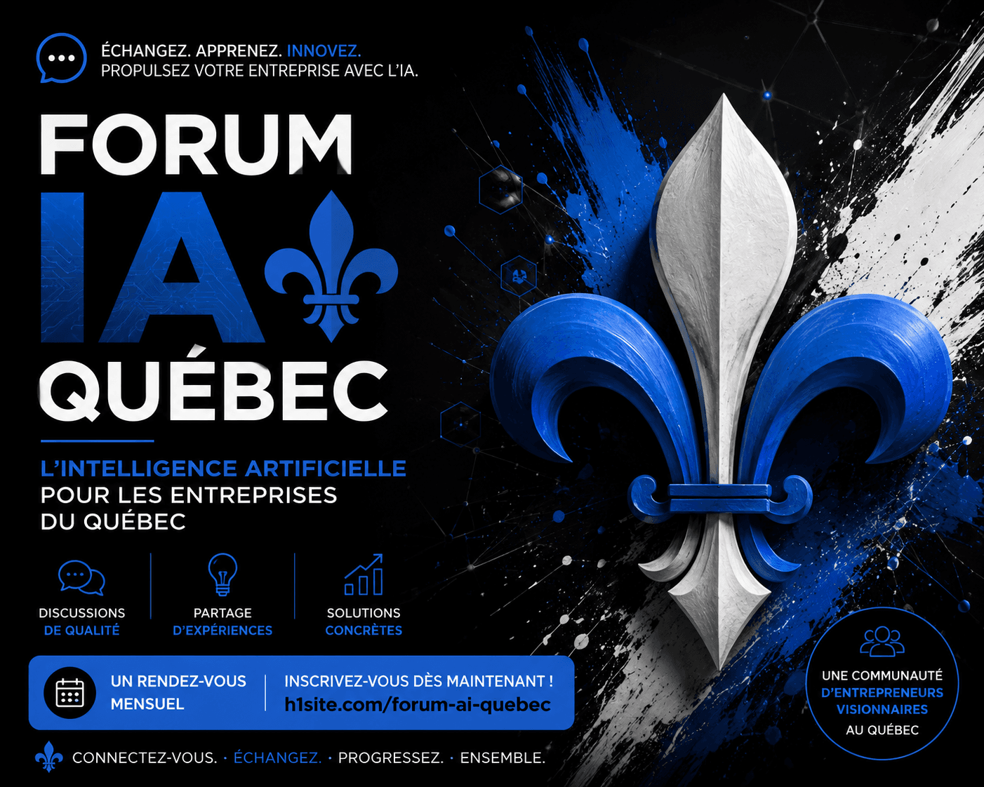 Forum IA Québec — L'intelligence artificielle pour les entreprises du Québec